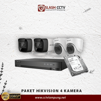Paket Hikvision 4 Kamera 2MP