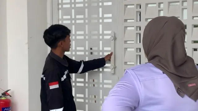 Kondisi sebelum — Pemasangan 1 Access Door Hiview di PT GRAND WIJAYA PERSADA Lampung