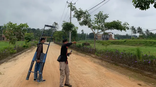 Kondisi sebelum — Pemasangan CCTV 4 Titik di SRIMULYO GARDEN