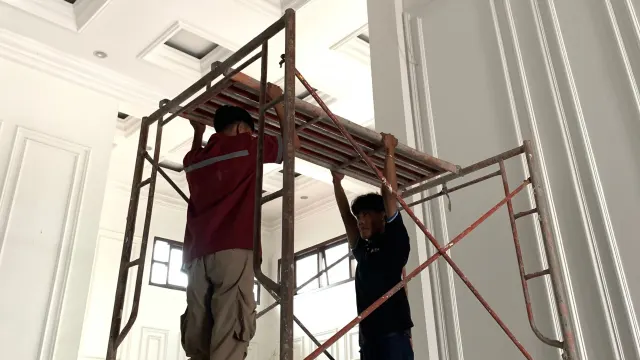 Kondisi sebelum — Pemasangan CCTV di Rumah Klien 2WATUJU