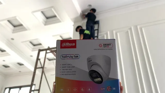 Pemasangan CCTV di Rumah Klien 2WATUJU — foto 3