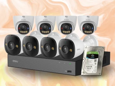 Paket 8 Kamera IP Imou 5MP Full Color Audio