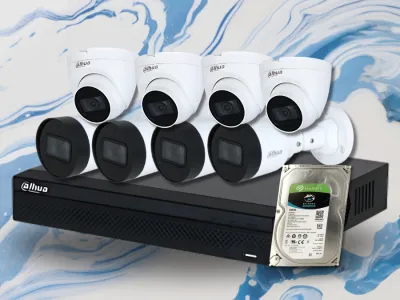 Paket 8 Kamera IP Dahua 2MP Infra Red