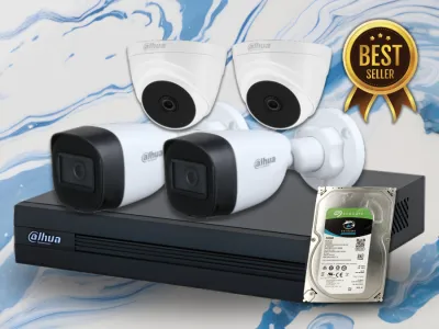 Paket 4 Kamera Analog Dahua 2MP Infra Red