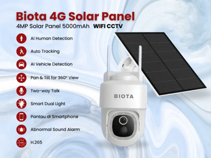 Biota 4G Solar Panel 4MP