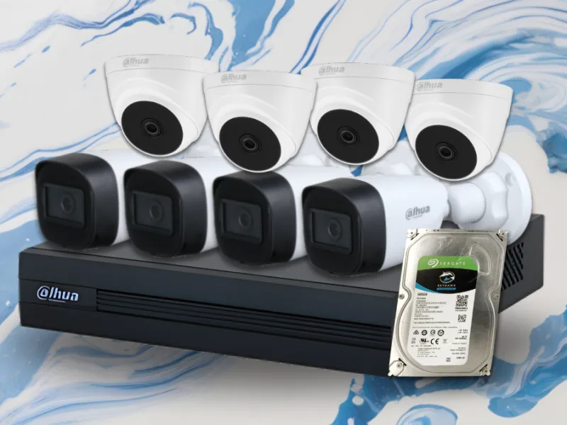 Paket 8 Kamera Analog Dahua 2MP Infra Red