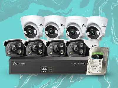 Paket 8 Kamera IP TP-Link 4MP Full Color Audio