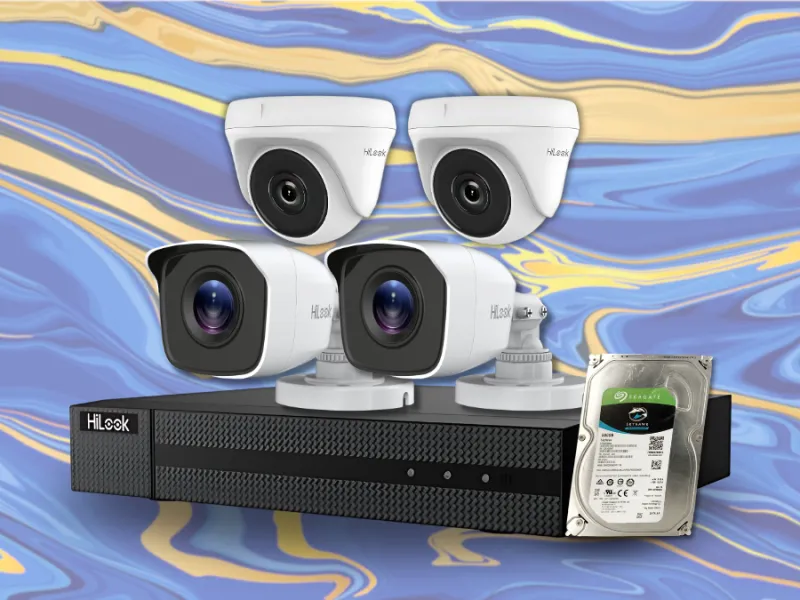 Paket 4 Kamera Analog Hilook 2MP Infra Red