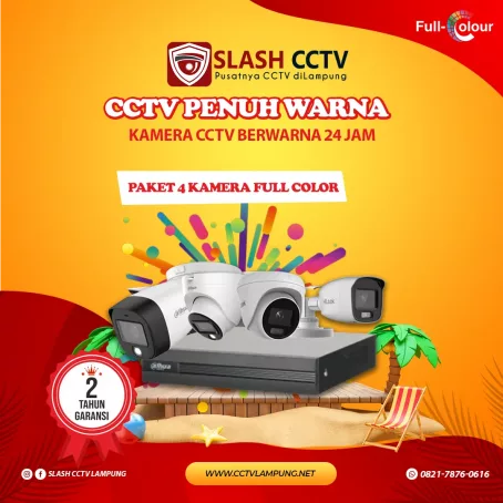 PAKET 4CH FULL COLOR DAHUA / HILOOK