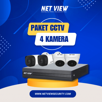 Paket CCTV 4 Kamera Netview